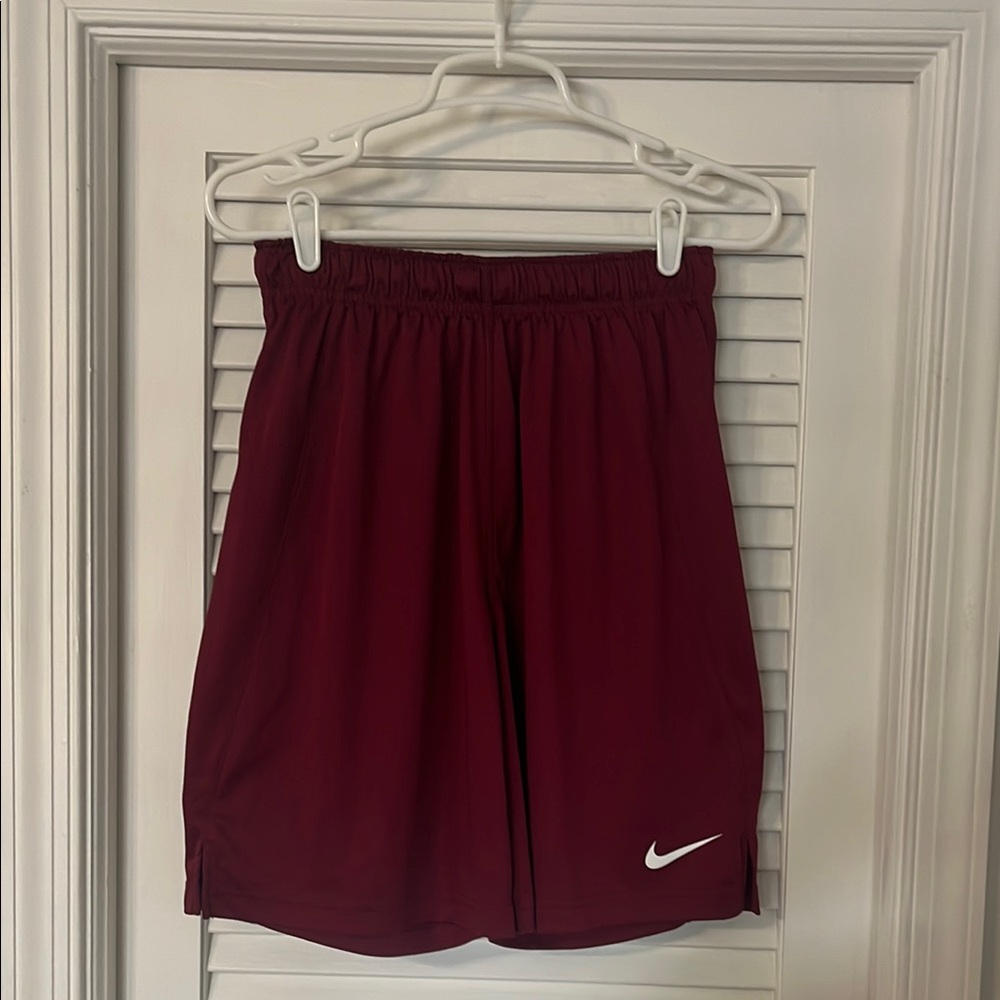 Nike Red Athletic Shorts Lightweight Breathable